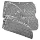 Set: Thermomatten Komplettset 10-teilig Mercedes Vito, Viano, V-Klasse, Tourer ab 2014 (447) extralang für Heckklappe